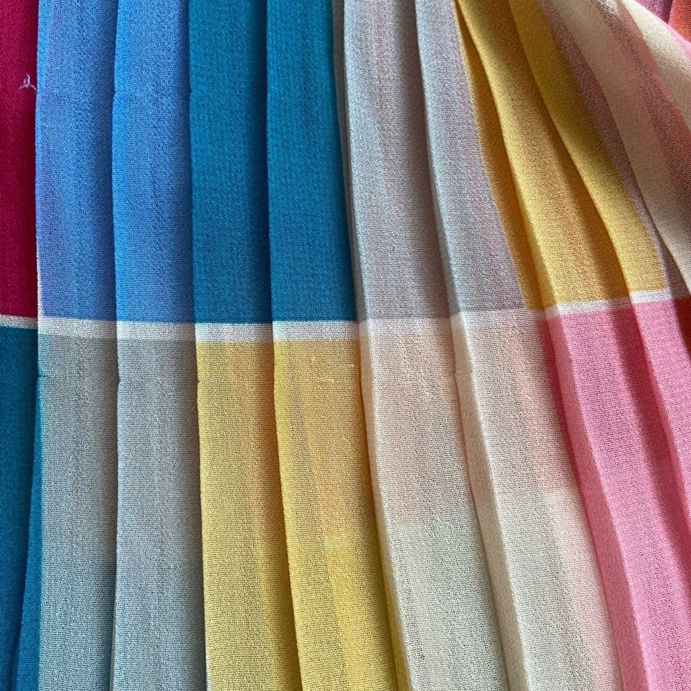 Fate Rainbow Multicolored Maxi Dress
S Deep Vneck Cocktail New Imperfections - Picture 14 of 14